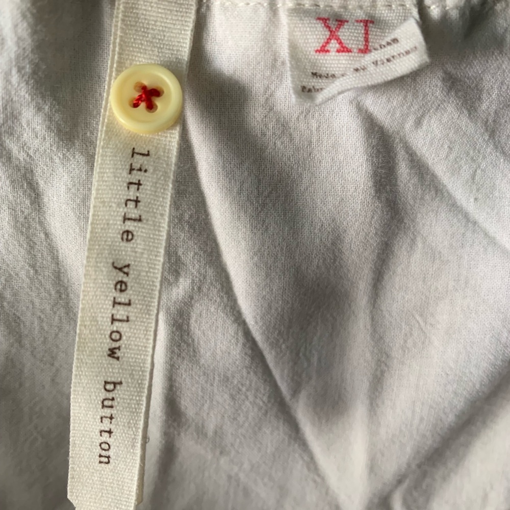 2/$50 Little Yellow Button Top - Picture 3 of 10